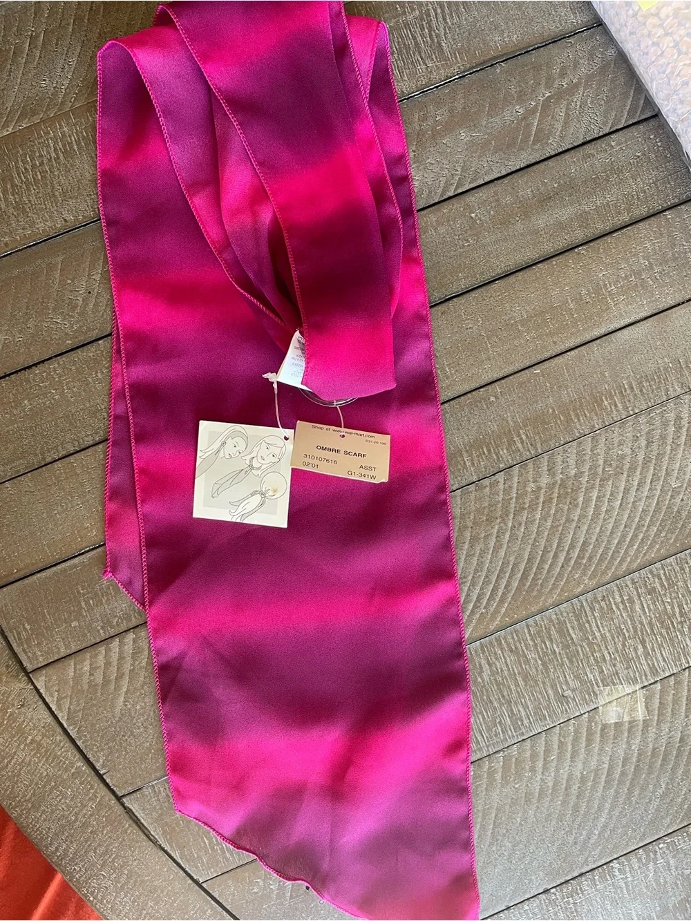 Silky Pink Ombre Scarf - Women Accessories